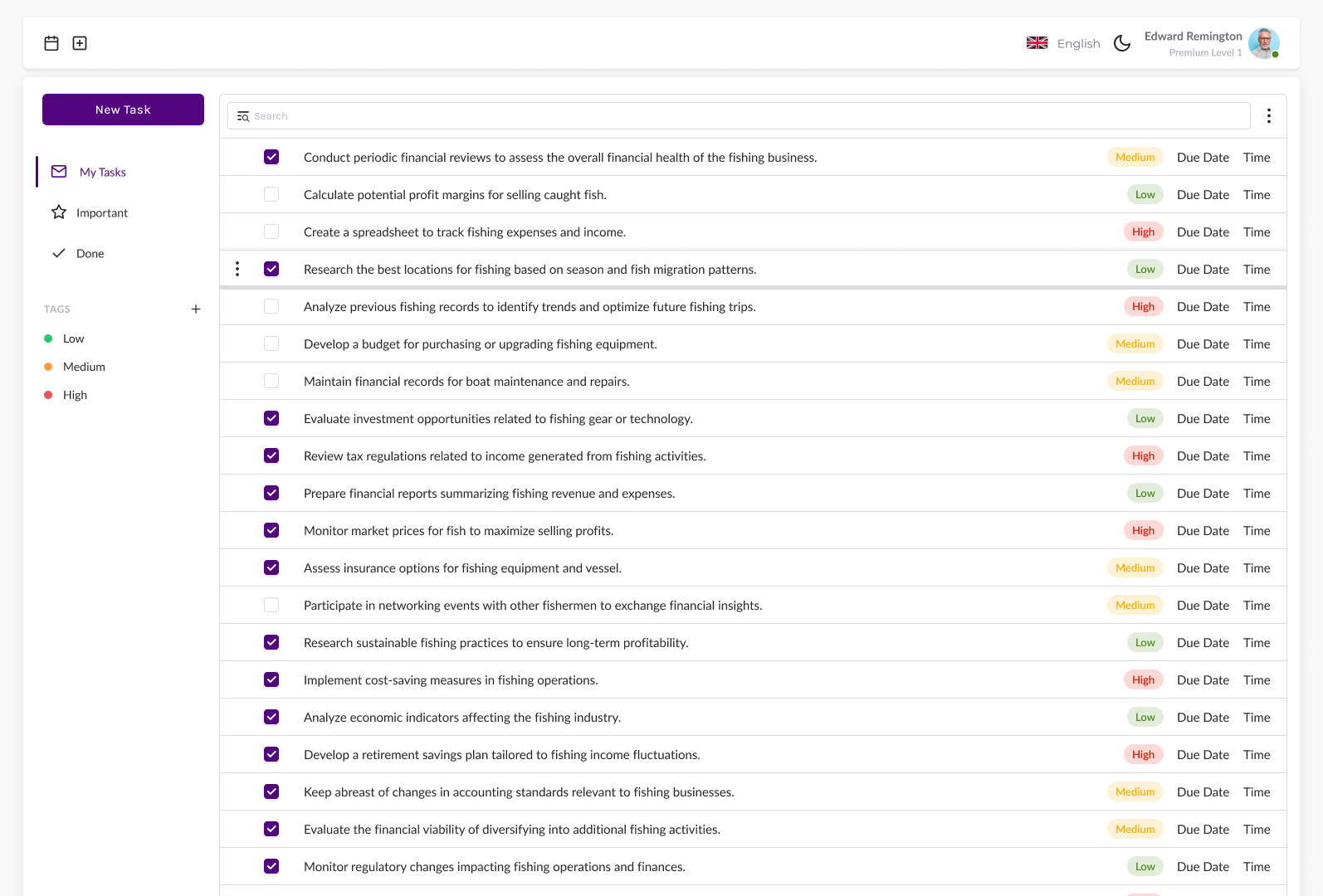 My To - Do List